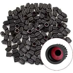 KURAMI - Tapones de vástago de válvula de neumático, 200 unidades, tapas de válvula de plástico