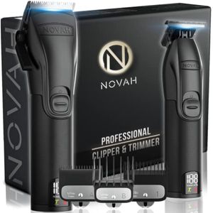 Novah® - Cortadora de pelo profesional para hombres, cortadora de pelo profesional y recortadora,