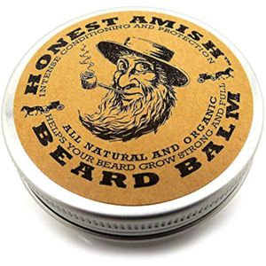 Acondicionador Honest Amish bálsamo para barba, totalmente natural, aceites y mantequilla orgánicos,