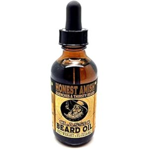 Aceite clásico para barba. de Honest Amish, 2 onzas