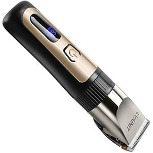 Cortadora de pelo para hombres, recortadora de pelo recargable con LCD inalámbrica, recortadora de