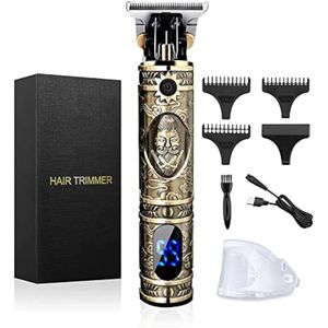 Cortadora de pelo para hombres, recortadora de pelo profesional sin huecos, recortadora de hoja en T