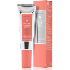 Naturium Dew-Glow Moisturizer SPF 50 PA ++++, protector solar hidratante diario y imprimación