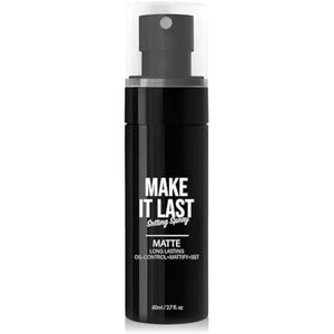 ¡Hazlo duradero! Spray fijador de maquillaje mate de larga duración para controlar el aceite y