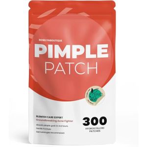 ROSELYNBOUTIQUE - Parches para espinillas para cara, 300 unidades, 4 tamaños, parches hidrocoloides