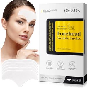 Marianp Parches antiarrugas para la frente con mucina de caracol, líneas finas suaves y arrugas,