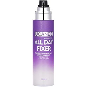 UCANBE Spray fijador de maquillaje – Spray de acabado mate de larga duración, control de aceite,