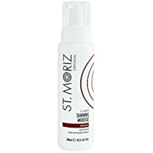 St Moriz Original - Mousse de bronceado instantáneo extra grande en tamaño mediano, bronceado falso