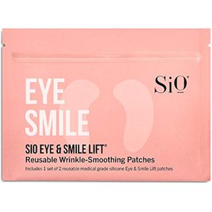 SiO Beauty Eye &amp; Smile - Parches antiarrugas – Suministro de 2 semanas, silicona suavizante