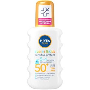 Nivea Los niños protegen y sensibles Sun Spray con Spf 50+ muy alto - 6.8 fl oz