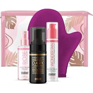 MineTan Holiday Bronze - Juego de regalo autobronceador para ella, regalo para ella, amantes de la