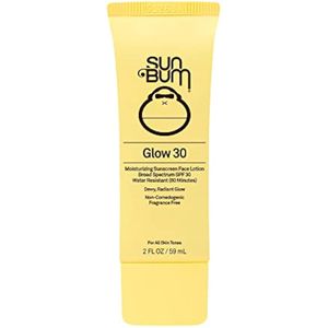 Sun Bum SPF 30 Glow Sunscreen Face Lotion | Moisturizing Facial Sunblock | Tinted, Shimmer Finish |