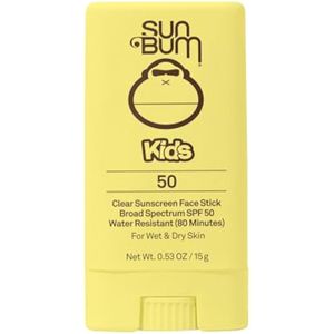 Sun Bum Protector solar facial transparente SPF 50 para niños | Protector solar de amplio espectro