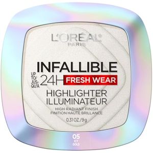 L'Oréal Paris Infallible - Resaltador de hasta 24 horas, resaltador de polvo de larga duración para