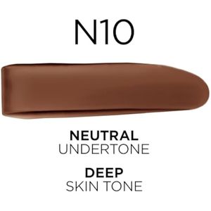 L'Oreal Paris True Match - Base de maquillaje líquida supermezclable, cobertura media, N10,