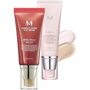 MISSHA BB ESSENTIALS KIT M PERFECT COVER BB CREAM No.23 Natural Beige/SPF 42 PA+++ 1.69 oz y M BB