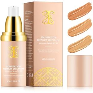 Base 4 en 1 – Base con SPF 50+, base que cambia de color, cubierta correctora, crema líquida,