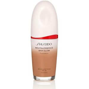 Shiseido RevitalEssence Skin Glow Foundation SPF 30 – Construible, cobertura media – Hidratación 24