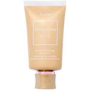 Base de cobertura total Amazonian Clay con 12 horas de duración y SPF 15, marca Tarte, sin caja