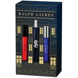 Ralph Lauren - Juego de fragancias World of Polo Discovery, rojo polo, azul polo y polo 67, Eau de