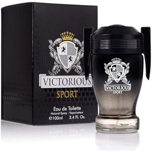 Victorious Sport Eau De Toilette para hombre, 3.4 onzas líquidas, una fragancia diseñada para