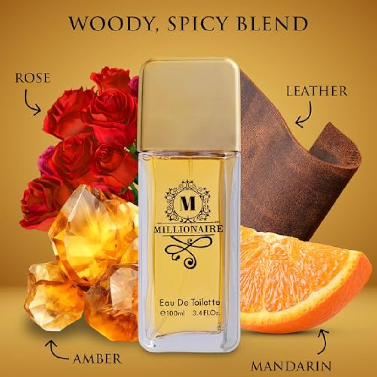 Cítricos Fragancias Amaderadas Para Hombre Millionaire Eau De