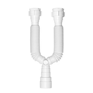 Sifon Doble Regulable De Plastico 72 Cm