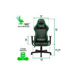 Silla Gaming Xtrike-Me GC-909 Negro y Gris