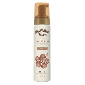 Hawaiian Tropic Sunless Tan Dark Espuma autobronceadora, 6.7 onzas | Autobronceador oscuro,