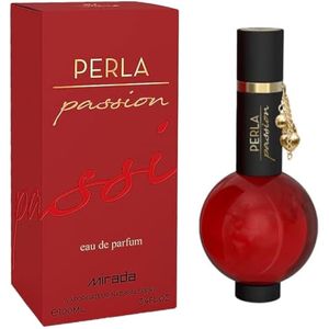 MIRADA Perla Passion, Eau de Parfum para mujer (EDP) 3.4 FL. Oz (3.4 fl oz), Perfume de mujer con
