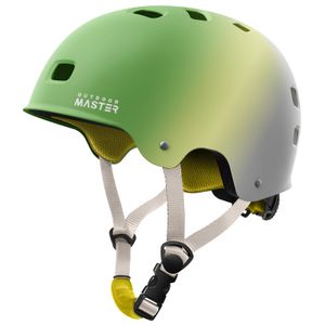 OutdoorMaster - Casco de patineta o bicicleta, con dos forros extraíbles y ventilación, para varios