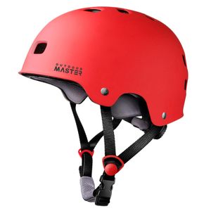 OutdoorMaster - Casco de patineta o bicicleta, con dos forros extraíbles y ventilación, para varios