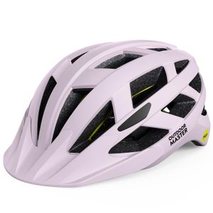 OutdoorMaster Casco de ciclismo Gem Recreational MIPS – Dos forros extraíbles y ventilación en