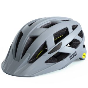 OutdoorMaster Casco de ciclismo Gem Recreational MIPS – Dos forros extraíbles y ventilación en