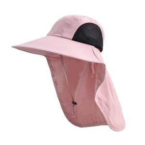 Sombrero de pesca para hombre y mujer con solapa para el cuello, protección UV UPF 50+, sombrero de