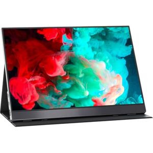VisionOwl Monitor portátil de 15.6 pulgadas, pantalla de viaje FHD FreeSync sin marco, pantalla de