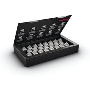 CHERRY Kit de interruptores MX RGB gris, 23 interruptores mecánicos de teclado, para teclados de