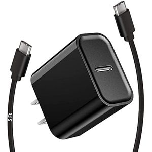 Cable adaptador de cargador USB C [5 pies/18 W] para Beats Studio Buds, Beats Fit Pro/X Kim, Beats