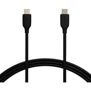 Amazon Basics Cable de carga rápida USB-C a USB-C 2.0, velocidad de 480 Mbps, certificado USB-IF,