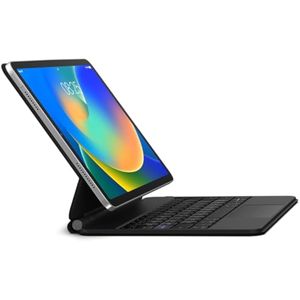 Funda de teclado para iPad de 10.ª generación 2022 y 11ª (A16, 2025) – Teclado de estilo mágico con