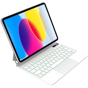 Funda de teclado para iPad de 10.ª generación, teclado mágico con trackpad, retroiluminado,