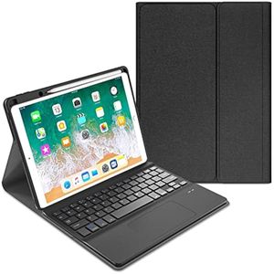 Funda de teclado para iPad Pro 12.9 2015 y 2017 (2ª y 1ª generación), delgada y ligera [textura de