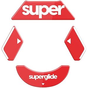 Superglide2 - Nueva superficie texturizada de velocidad controlable, pies de ratón más suaves,