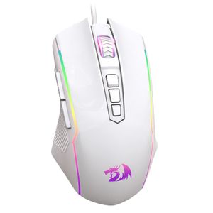 Redragon Mouse para juegos, mouse para juegos con cable con retroiluminación RGB, 8000 DPI