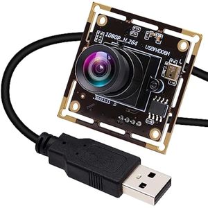 ELP Sony IMX323 Sensor Mini módulo de cámara USB de ángulo bajo con lente de 100 grados sin