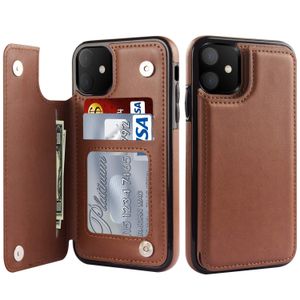 LETO Funda para iPhone 12 Pro Max, funda tipo cartera de piel con tapa y diseños de flores de moda