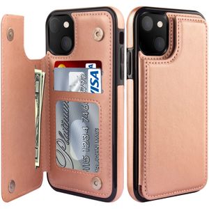 LETO Funda para iPhone 12 Pro Max, funda tipo cartera de piel con tapa y diseños de flores de moda