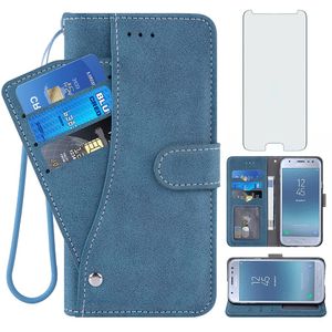 Compatible con Samsung Galaxy J3 Luna Pro J 3 Prime 2017 Emerge 3J Eclipse Mission Wallet Funda para