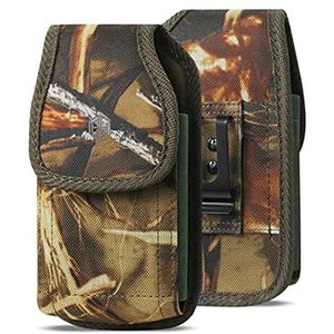 AH - Funda de transporte de teléfono celular de grado militar para hombre, compatible con iPhone 12