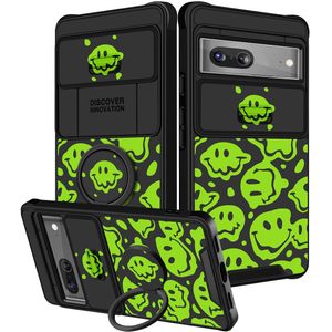 Funermei Funda 2 en 1 para Google Pixel 6A para mujer, diseño de girasol, diseño estético femenino